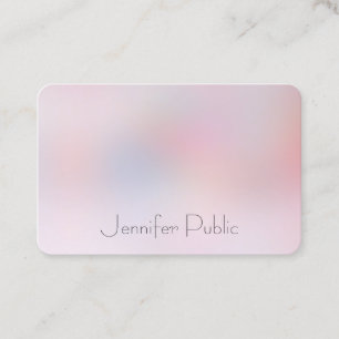 Modern Elegant Colourful Simple Design Template Business Card