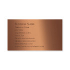 Modern Elegant Copper Embossed Corporate Business
