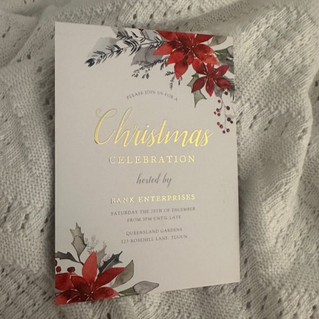 Modern Elegant Corporate Christmas Party Gold (Creator Uploaded)