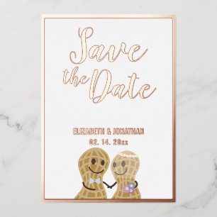 Modern Elegant Couple Photo Wedding Save The Date