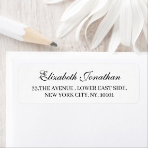 Modern Elegant Custom Return Address Labels
