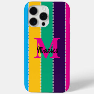 Modern elegant cute simple shiny  iPhone 15 pro max case