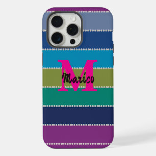 Modern elegant cute simple shiny iPhone 15 pro max case