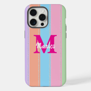 Modern elegant cute simple shiny iPhone 15 pro max case