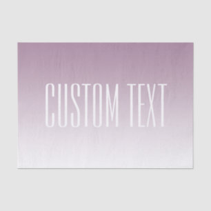 Modern Elegant Editable Text & Ombre Colour Tissue Paper