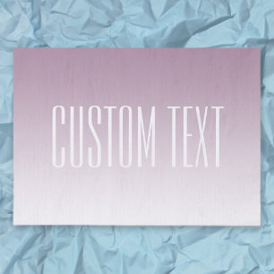 Modern Elegant Editable Text & Ombre Colour Tissue Paper