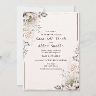 Modern Elegant | Editable  Wedding Invitation