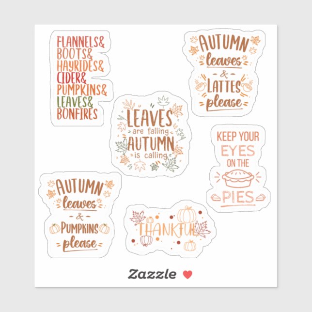 Modern & Elegant Fall Themed Quotes  (Sheet)