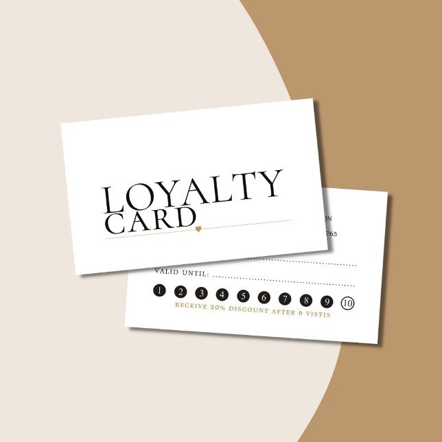 Modern Elegant Faux Gold Heart Line Beauty Loyalty (Creator Uploaded)