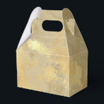 Modern Elegant Faux Gold Watercolor Marble Pattern Favour Box<br><div class="desc">This simple and modern design is composed of sans serif and serif typography.</div>