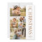 Modern Elegant Five Photo Collage Christmas 