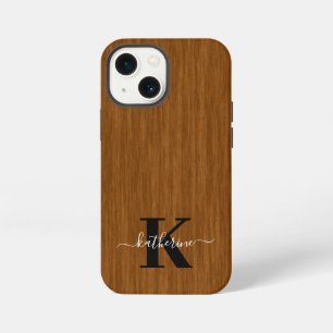 Modern Elegant Floor Background Monogram iPhone 13 Mini Case
