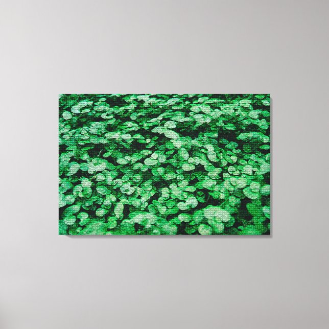 Modern Elegant Floral Canvas Print (Front)