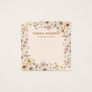 Modern Elegant Floral Jewellery Earring Display ca