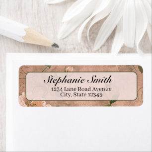 Modern Elegant Floral Pink Personalised