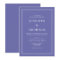 Modern Elegant Formal Purple Wedding