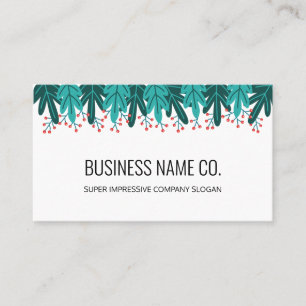 Modern Elegant Gardening / Lawn Care Business Card