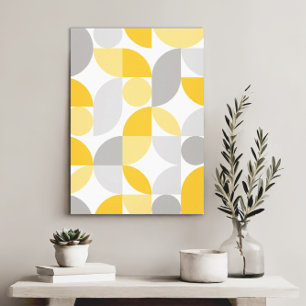 Modern Elegant Geometric Abstract Minimalist Art Canvas Print