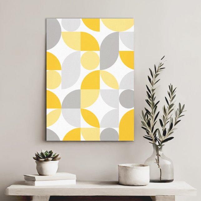 Modern Elegant Geometric Abstract Minimalist Art Canvas Print (Creator Uploaded)