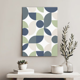 Modern Elegant Geometric Abstract Minimalist Art Canvas Print
