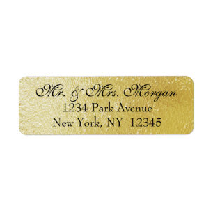 Modern Elegant Gold Foil