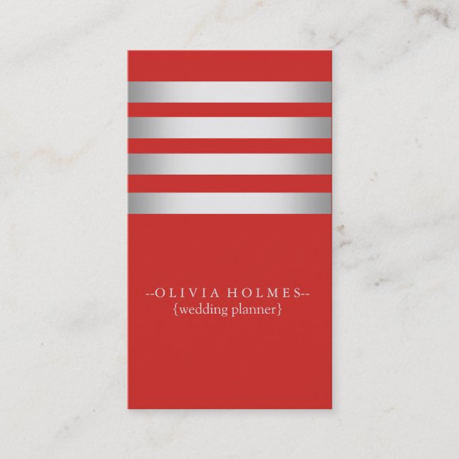 Modern Elegant Gold Foil Metal Professional Business Card (Front)