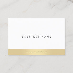 Modern Elegant Gold Minimalist Design Professional Business Card