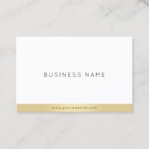 Modern Elegant Gold Minimalist Design Template Business Card