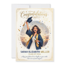 Modern Elegant Graduation Card Template 2026