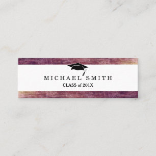 Modern Elegant Graduation Name Card