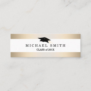 Modern Elegant Graduation Name Card