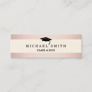Modern Elegant Graduation Name Card