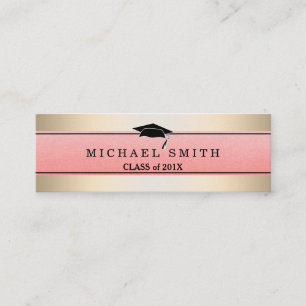 Modern Elegant Graduation Name Card