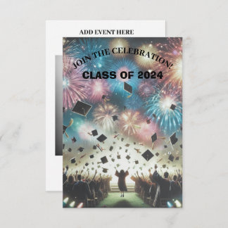 Modern Elegant Graduation Party  Invitation