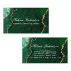  Modern Elegant Green Gold Marble Agate Geode