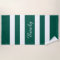 Modern Elegant Green White Stripes Pattern Name