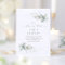 Modern Elegant Greenery Rehearsal Dinner