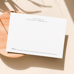 Modern Elegant Guest Book Card