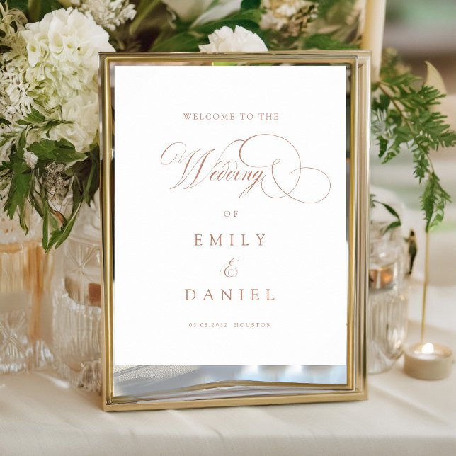Modern, elegant, handwriting font, wedding poster (Creator Uploaded)