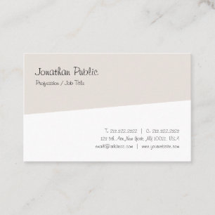 Modern Elegant Handwritten Script Minimalist Business Card