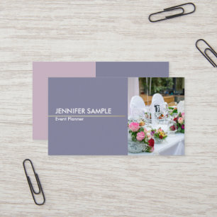 Modern Elegant Harmonic Colours Event Business Card