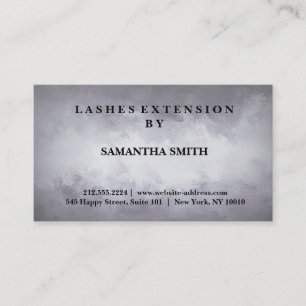 Modern Elegant Lashes Extension Professional Business Card