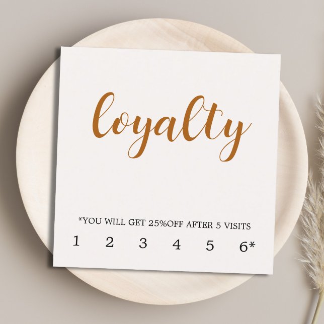 Modern Elegant Light Pastel Salon Loyalty Card (Creator Uploaded)
