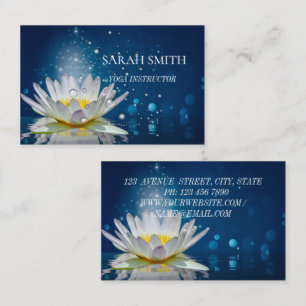 Modern Elegant lotus flower Business Card