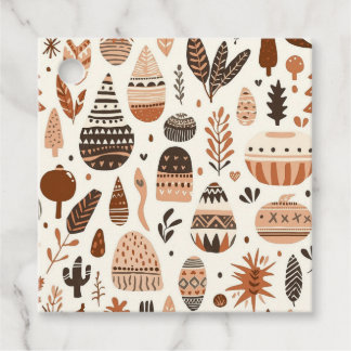 Modern Elegant Luxury Boho Design Favour Tags