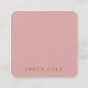Modern Elegant Luxury Template Professional Classy Square Business Card