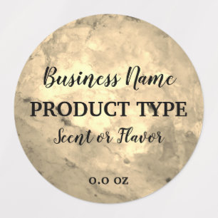 Modern Elegant Marble Candle Food Product Business