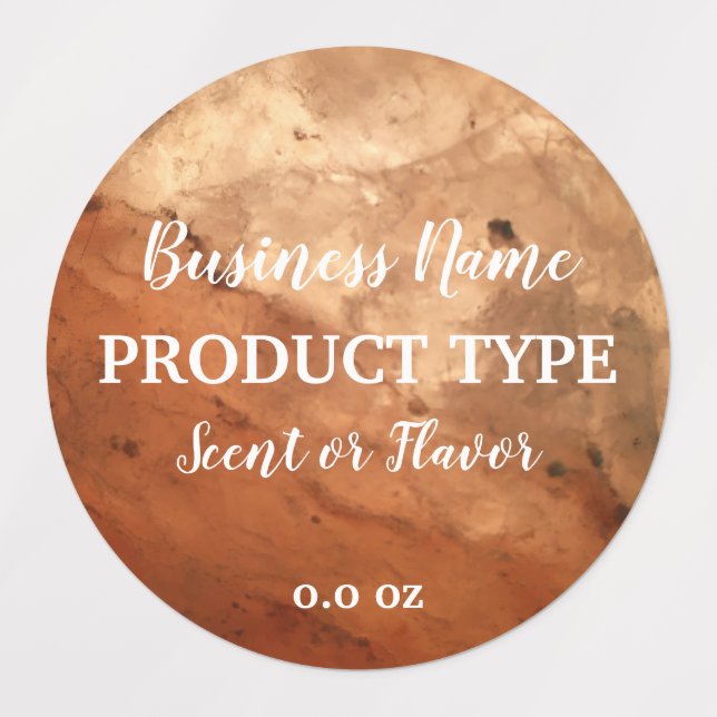 Modern Elegant Marble Candle Food Product Business (Design 1)