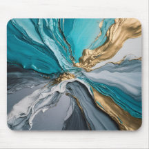 Modern Elegant Marble Mousepad