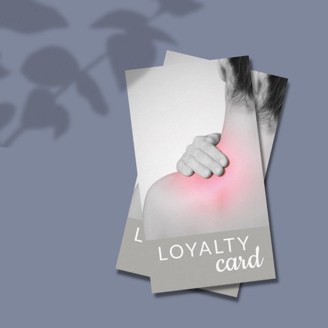Modern Elegant Massage Therapist Photo Loyalty (Creator Uploaded)